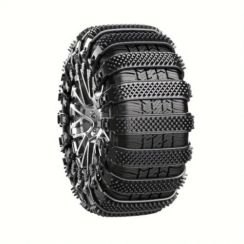 ZKUZKA Catene da Neve riutilizzabili Auto per BMW 3 Series G28 2020-2024, Catene da Neve per Pneumatici Auto, Fascette fermacavi, Accessori per Auto per giornate nevose,D-Black 20Pcs(Four Tires)