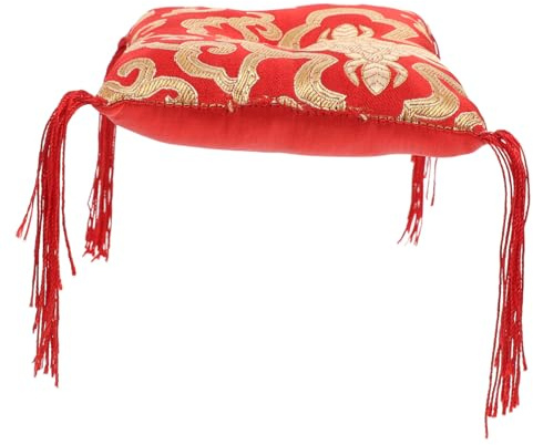 Toddmomy Cojín Para Cuenco Tibetano Arte Budista Tibetano Decoración Artesanal Salón De Buda Cojín De Cuenco Budista Tapete Para