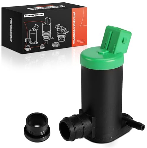 Frankberg Wischwasserpumpe Waschwaserpumpe Scheibenreinigung 2-Polig Vorne | Kompatibel mit 206 CC 2D 206 SW 2E/K 206 Van 206+ 2L 2M Replace# 9601120180