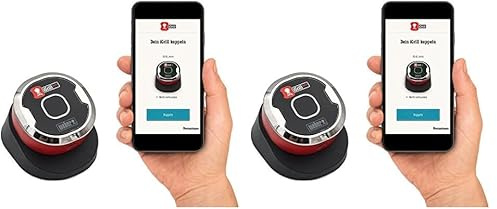 Weber iGrill Mini - intelligentes Fleischthermometer mit Bluetooth inkl. Fühler, Kontrolle per Smartphone App, Magnethalterung am Gehäuse, platzsparend (7220) (Packung mit 2)