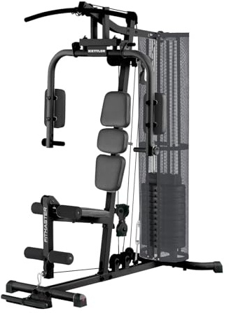 KETTLER Kraftstation Fitmaster | Heimfitnessgerät für Einsteiger | Ganzkörpertraining mit 60 kg Gewichtsblock | Latissimuszug, Butterfly, Beinstrecker, Seilzug | Aufstellmaß 170 x 109 x 200 cm