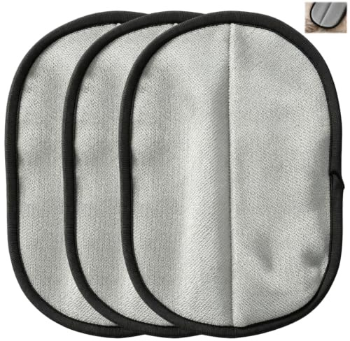3 PCS Guantes Removedores de Pelo, Guantes de Aseo Animal, Guantes Limpiadores Versátiles, Diseño de Doble Cara para Retirar Pelos de Gatos Y Perros, para Limpiar Sofás Muebles Y Alfombras