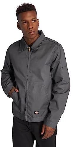 DICKIES, Unlined Eisenhower Jacket - Chaqueta de manga larga para hombre, Carbón (Charcoal) (Grey), Medium (Talla del fabricante: Medium)