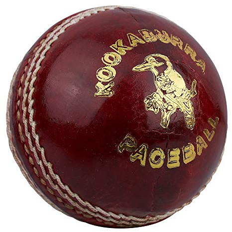 KOOKABURRA Paceball - Palla da cricket, 134,7 g, colore: Rosso