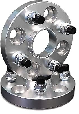 M MODAUTO Separador Ruedas del Vehículo, Espaciador de Ruedas, con Pernos Específicos, Anclaje 4x114.3, Grosor 20mm, Buje 67.1, con Doble Tornilleria, con Centrador, Modelo F359B