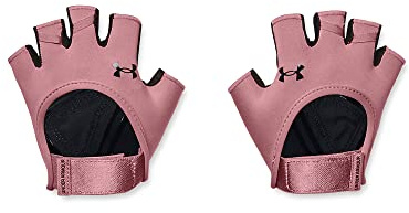 Under Armour Womens Training Gloves Half Finger, (697) Pink Elixir/Black/Black, Large