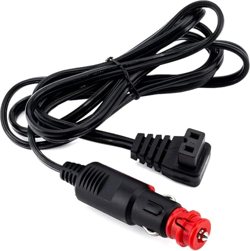 Neuftech 12V-24V KFZ Netzteil Kabel für Kühlbox Dometic, Waeco CF CDF Waeco CF-18 Kompressor Ersatzkabel Stecker Auto Kühlschrank Verlängerungskabel
