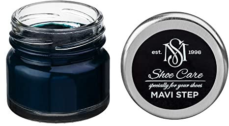 MAVI STEP Creme de Beaute Lederschuhcreme auf Wachsbasis, 116 Mitternacht, 25 ml / 0.85 oz