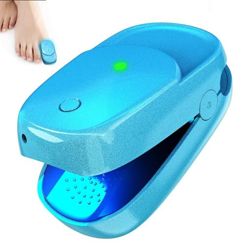 iKeener Wiederaufladbares Behandlungsgerät für Onychomykose, Nagelpilz Gerät, Hochwirksame Lichttherapie zur Nagelreinigung,7 Minuten am Tag, keine Peinlichkeit