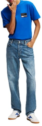 Karl Lagerfeld Jeans, Herr, Rak Denim, Rak Ben, Blå, 3632