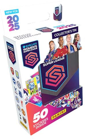 Barclays Women's Super League Official Sticker Collection 2025 - Pocket Tin