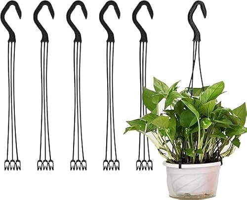 Pothos Spider Plant självabsorberande Blomkruka Hängkrok Balkong Grön Växt Gallon Kruka Plast Hängkrok Hängkrok/109