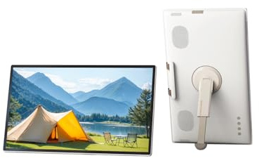 KTC 25 Inch MEGAPAD Portable TV Tablet - Smart Touch Screen Monitor 1080P, Android 14, EDLA-Certificated, 8G+128G Storage, Built-in Camera and Battery for Outdoor Camping Travel, Remote Control, A25Q5