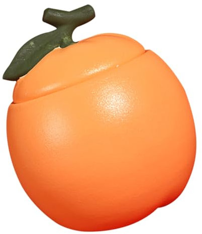 GALPADA Barattoli Per La Conservazione Di Tè All'Arancia Contenitori Arancioni Con Coperchio Piccoli Contenitori Contenitori Ermetici Per Alimenti Porta Tè Sfuso Barattolo