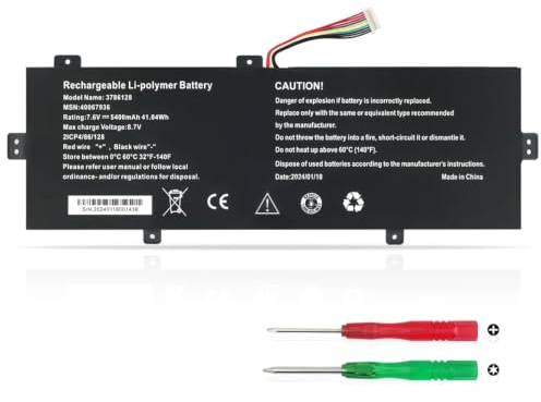 KXRSII 41.04Wh 40067936 Laptop Akku für Medion Akoya E4253 E3223 E3221 E4254 E3222 Cepter 360 Terra 1416 MD61096 MD61208 MD61688 MD6112 MD61208 MD61095 Series MLP3785128-2S