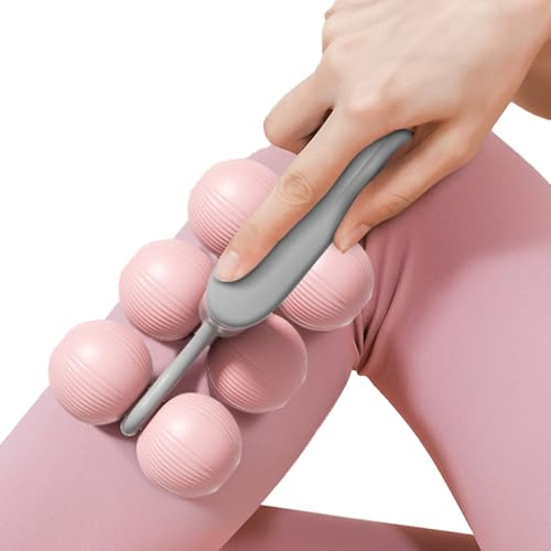 Handhållen Nackmassageapparat Rullande boll för axlar, halsrygg, rygg, | Manuell nackmassager Fot Ben Axlar Rygg Muskelavslappning Träningsredskap För Pappa Mamma Dam Vuxna