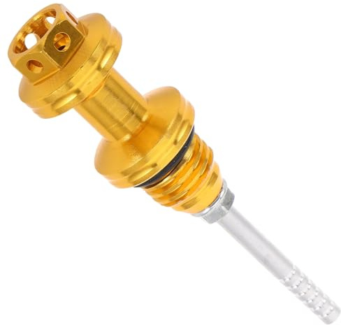 FOMIYES Varilla Aceite para Motocicleta de Aleación de Aluminio Repuesto Indicador Fácil de Instalar Compatible con Múltiples Modelos para Medición Rápida y Precisa