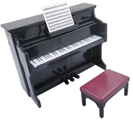 Miniature Di Strumenti Musicali Accessori Per Pianoforte A Coda In Miniatura Con Modello In Plastica Per Panca