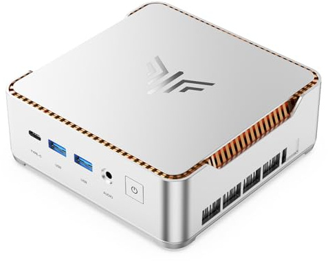NiPoGi H2 Mini PC 14th Gen Intel Core i9-14900HX Mini Computer(24C/32T, Up to 5.8GHz) 32GB DDR4(Expandable) 1TB SSD Mini Desktop Computer W-11 Pro/HDMI+DP+USB-C/Triple 4K Display/WiFi6E/BT5.2/VESA