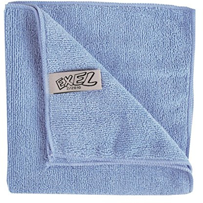 Robert Scott CICS009 Microfibre Cloth, Contract, 40 cm x 40 cm, Blue (Pack of 10)