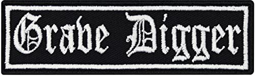 GRAVE DIGGER, Heavy Death Metal Biker Rocker Punk Aufnäher Patch Badge