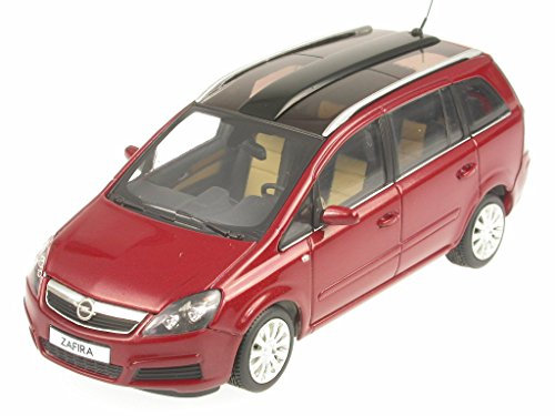 Opel Zafira rotmetallic Modellauto Minichamps 1:43
