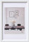 walther design Bilderrahmen weiss 20 x 30 cm mit Passepartout, Steel Style Kunststoffrahmen ES030W