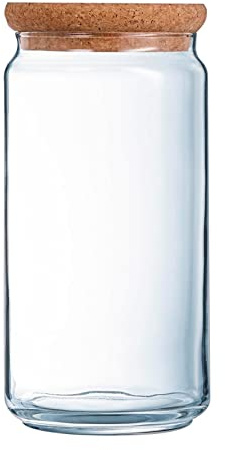 Arc Barattolo in vetro 1,5lt con tappo in sughero