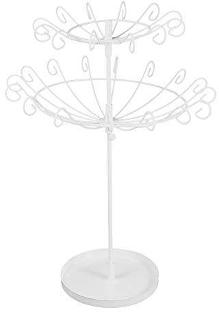 Cabilock 1stück Schmuckaufbewahrung Eleganter Drehbarer Schmuckständer Für Halsketten Ohrringe Und Armbänder Stilvoll Stabil Und Platzsparend Für Stilvolle Präsentation Von Schmuck