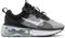 NIKE Wmns Air MAX 2021, Sneaker Mujer, Black White Metallic Silver Smoke Grey, 40.5 EU