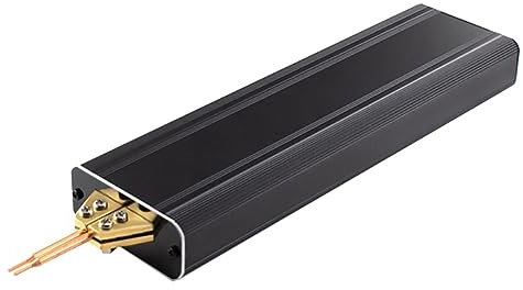 Ctwezoikmt 1 PCS Handheld Spot Welder Black Aluminum Alloy Portable Mini Spot Welding Machine Micro-USB 5V 18650/21700 Lipo-Batteries Nickel Sheets Welding