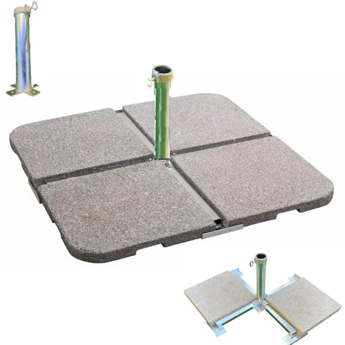 STABIELO SICHERHEITS GROSS SCHIRM PLATTENSTÄNDER - für Platten 50 x 50 cm Stöcke bis 55 mm ø MADE BADEN WÜRTTEM;BERG