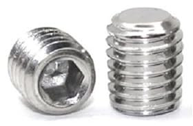 oipwtfbq 50 Stück M2 M2,5 Länge 2–16 mm Edelstahl 304 A2 Gewindestifte mit metrischem Gewinde, Flacher Endpunkt, Innensechskant, kopflose Stellschraube(Color:2mm,Size:M2.5 50pcs)