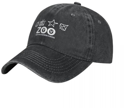Unisex Baseballmütze Zoo TV Mode Frauen Männer gewaschen Hip Hop Hüte Hochwertiges Design Wandern Angeln Baseballmützen