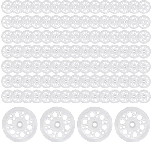 200 Pièces Rondelles Plates en Plastique, Rondes Rondelles en Plastique de 46mm, Rondelles en Polypropylène, Panneau Isolant Rondelles, pour la Fixation et le Support des Panneaux Isolants en Mousse