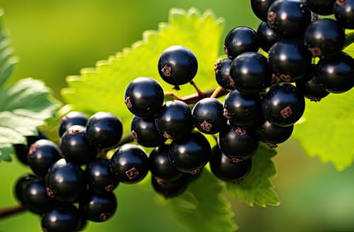 Black Currant Seedlings for Planting - Rooted and Ready to Plant - Consort Black Currant (1 Seedling)