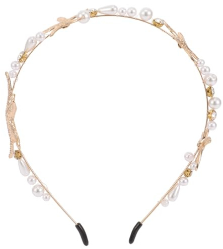 TOVINANNA Seestern-Haarreif Mit Perlen Modisches Stirnband Für Hochzeit Brautfrisur Verlobung Und Partys Haarschmuck Für Damen Als Geschenk