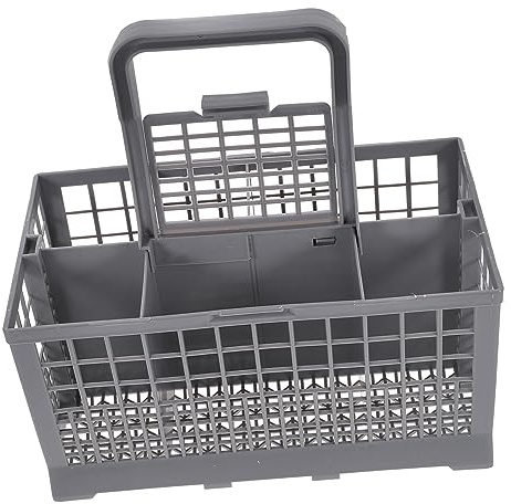 Holibanna Spülmaschinenkorb Besteckkorb Aus Robustem Abs Große Kapazität Flacher Boden Für Stabile Ablage Praktischer Küchenorganizer Für Gabeln Löffel Und Essstäbchen Langlebiger Besteckhal