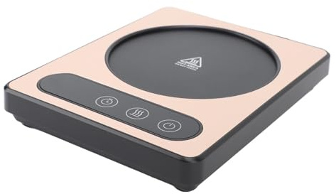 SUPYINI Kaffeetassenwärmer, Elektrischer Desktop-Tassenwärmer, Intelligenter Kaffeetassenwärmer, 36 W, Touch-Steuerung, 12-Stunden-Timing mit 104–176 ℉ Einstellbarer Temperatur (EU-Stecker 220 V)