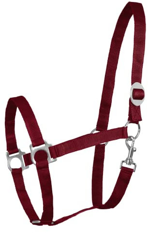 WALDHAUSEN Halfter Perlon, WB, rot