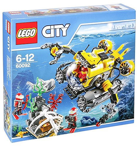 LEGO City 60092 - Sottomarino, 3 Minifigure