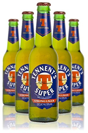 Bière Tennent's Super caisse de 24 bouteilles x 33cl