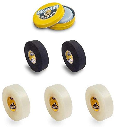 Howies Wax Pack 5 (3-Clear/2-Black) Sportstape Combo
