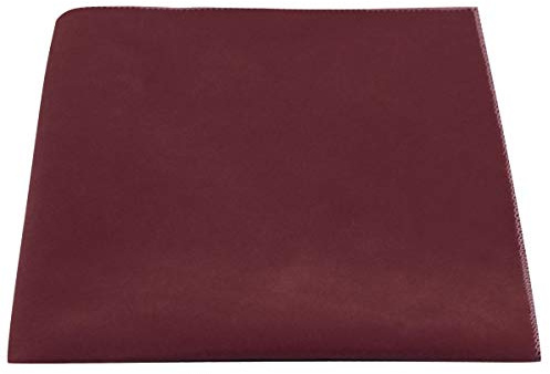 King & Priory Luxury Burgundy Velvet Pocket Square