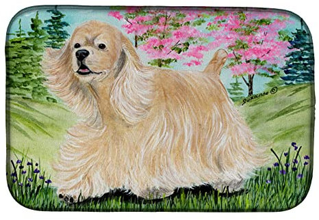Caroline 's Treasures SS8189DDM - Esterilla de secado para platos de licra, Escurridor de Bayetas, 35,56 x 53,34 cm, multicolor
