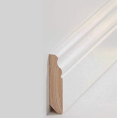 Plinthe et plinthesSolingen en bois massif 80 x 19 mm