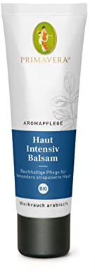 PRIMAVERA Aromapflege Haut Intensiv Balsam bio 50 ml - Pflegebalsam, Aromatherapie, ätherische Öle - für besonders strapazierte und belastete Haut