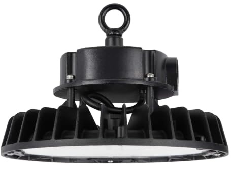 Ledvion - LED Hallenstrahler 150W Treiber, Dimmbare, 175lm/W, 26.500L, 6500K, IP65, 5 Jahre Garantie, UFO Lampe | 175 lm/W, dimmbar in 3 Stufen, IP65, 5 Jahre Garantie