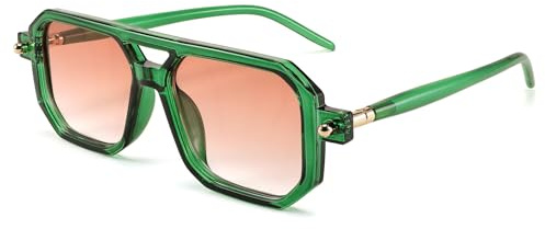 FEISEDY Retro Square Sunglasses for Women Men