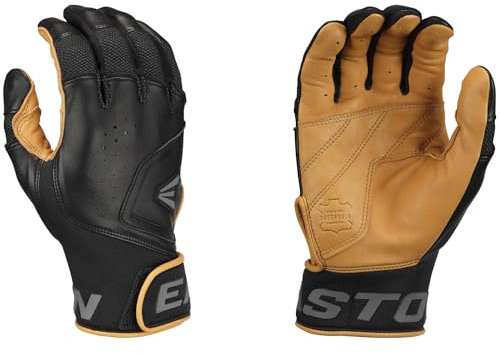 Easton MAV PRO Baseball-Schlaghandschuhe, Karmel/Schwarz, Erwachsene, Gr e XL